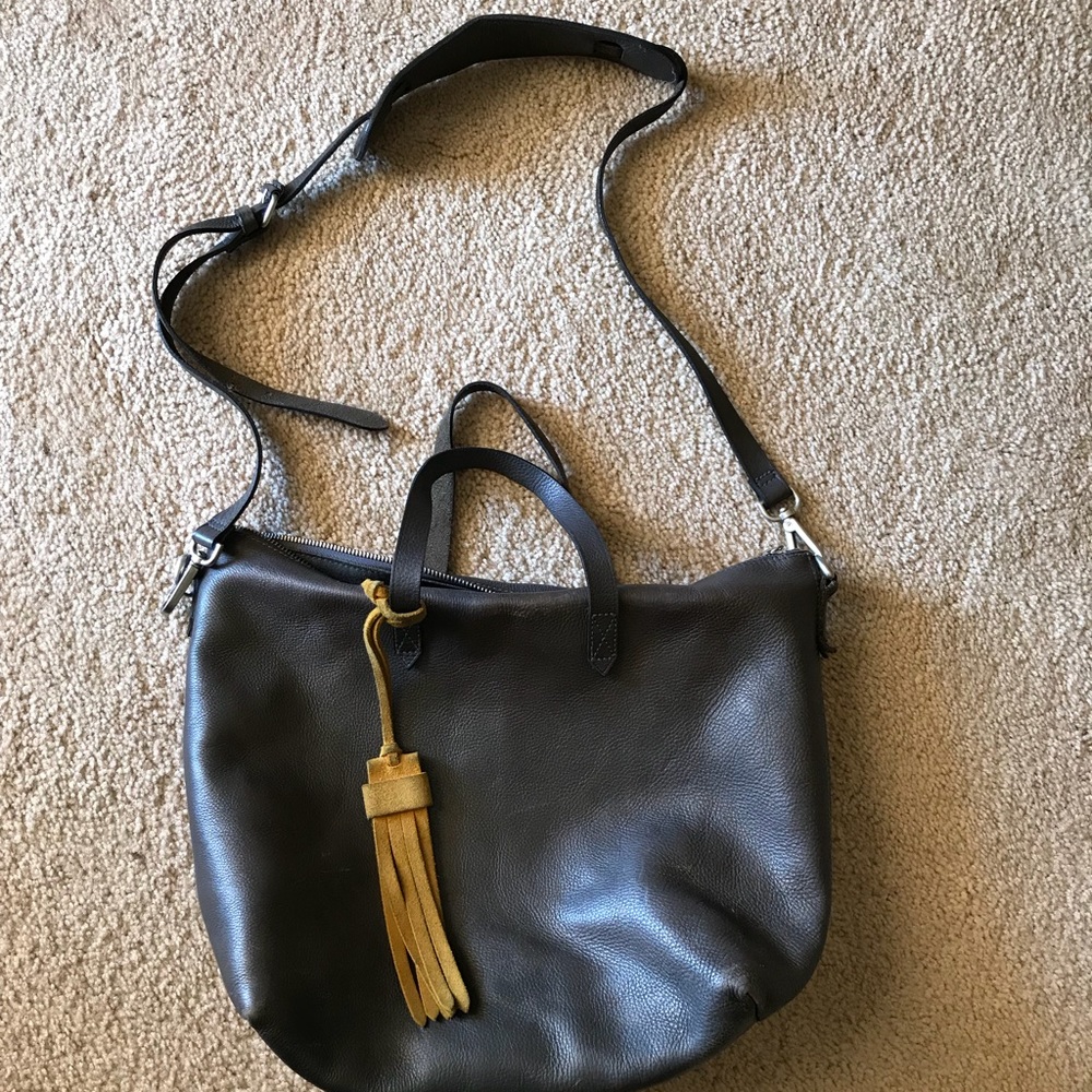 Grey Madewell Zip Transport tote